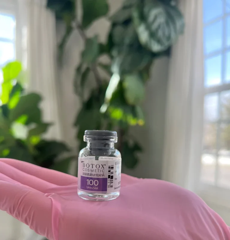 Injector holding vial of Botox in Salt Lake City, UT